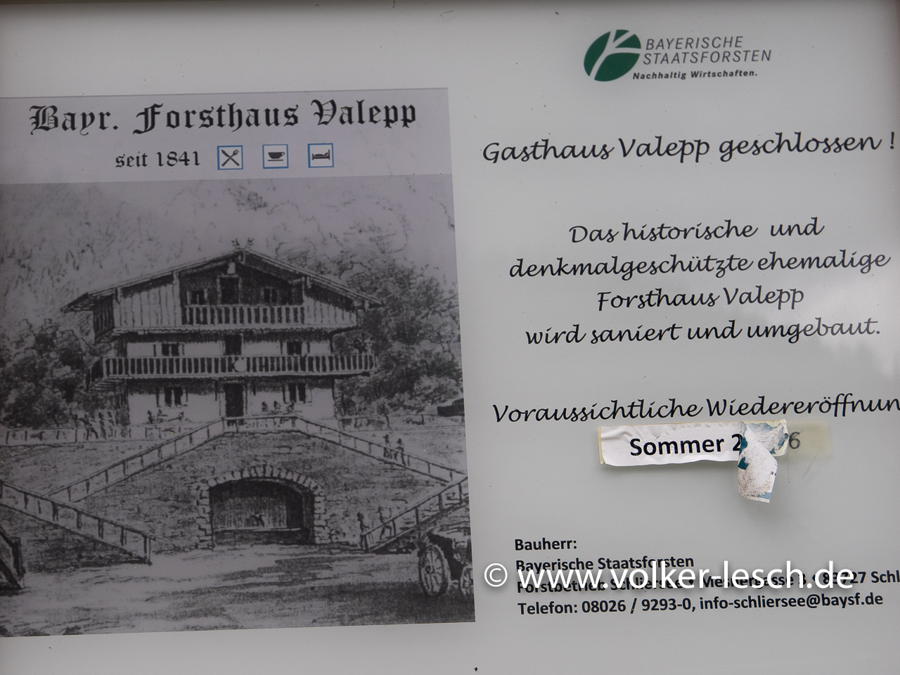 Forsthaus Valepp Spitzingsee Tegernsee © Volker Lesch