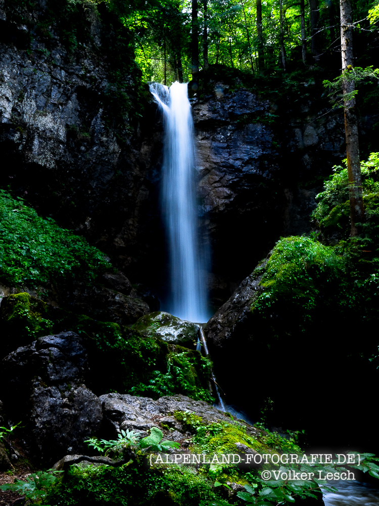 Sibli Wasserfall Tegernsee © Volker Lesch