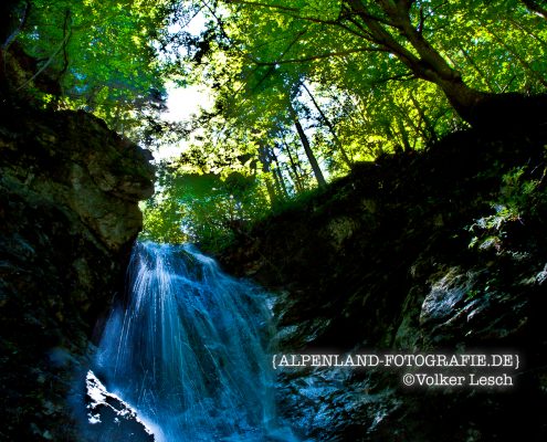 Die Wolfsschlucht-Wasserfälle im Inntal