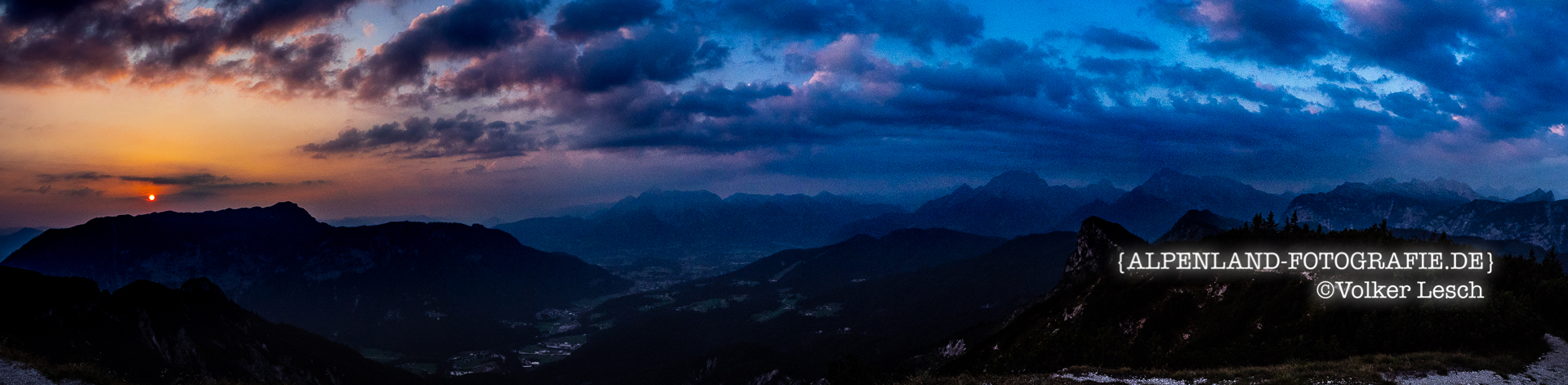 Untersberg Sonnenaufgang vom Karkopf