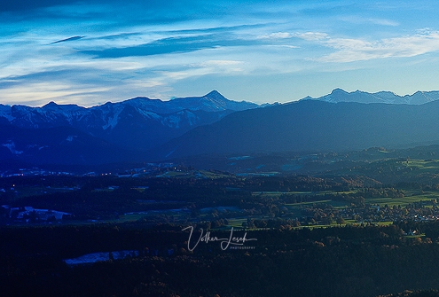 Abendstimmung - Zugspitze-Karwendel