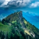 Der Hochlerch - Chiemgauer Alpen - Im Hintergrund Kampenwand, Hochplatte und Gedererwand